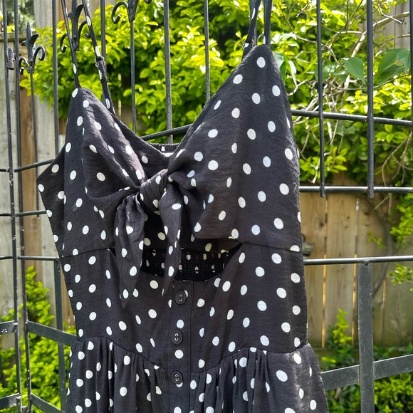 Retro Style Polka-dot Dress - Picture 7 of 10